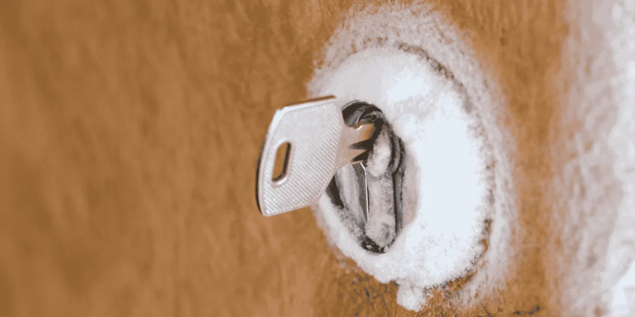 Serrure gelée : urgence et solution simple